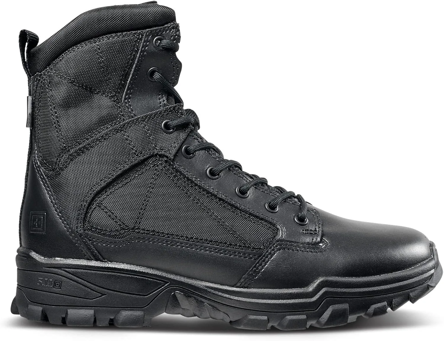5.11 Tactical Men's Waterproof Work Boots, Fast-Tac Waterproof 6-Inch Boot, Black, Style 12388ABR
