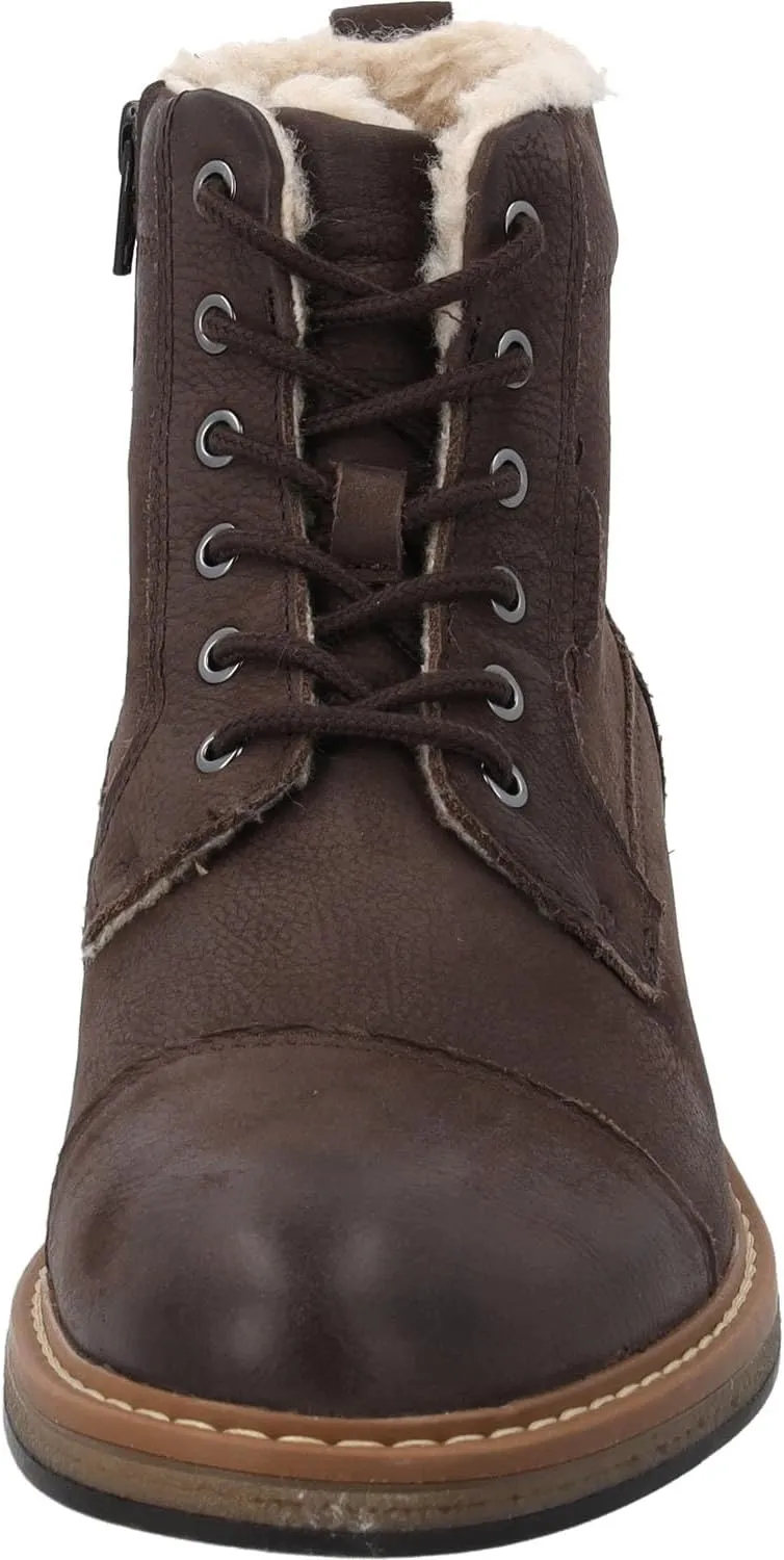 Adfaren men's ankle boots, elegant and robust, made of high-quality cowhide leather, lined with wool, ideal for cold autumn and winter days