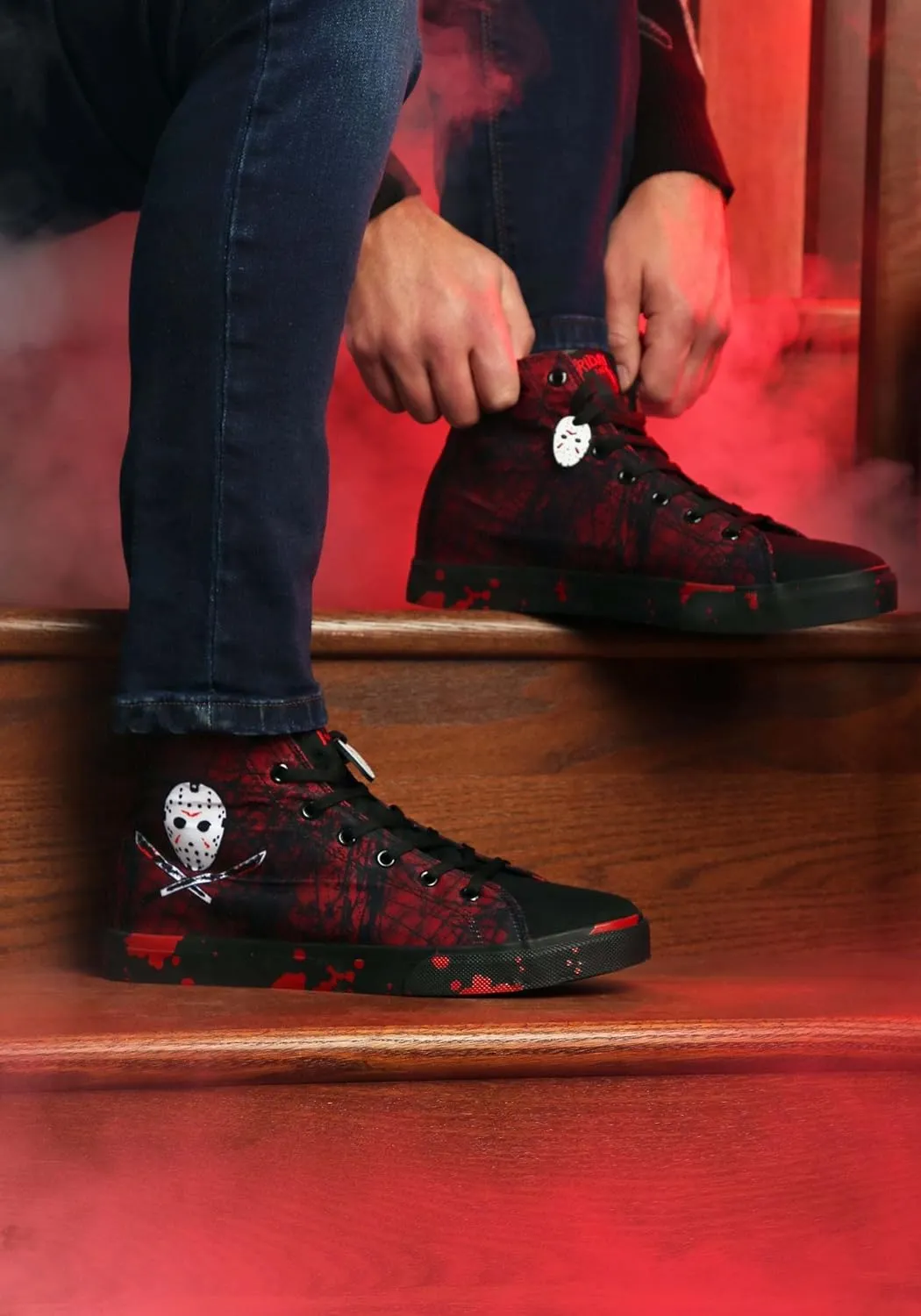 Adult Friday the 13th Jason High Top Sneakers