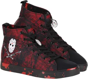 Adult Friday the 13th Jason High Top Sneakers