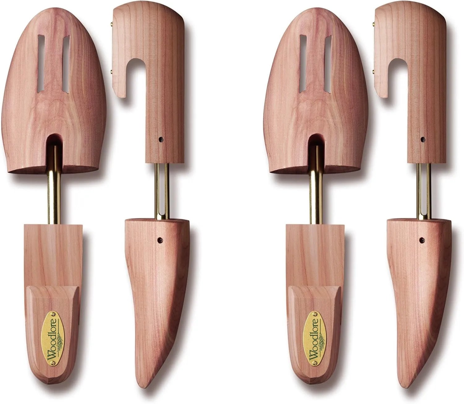 Allen Edmonds Woodlore Men’s Cedar Wood Shoe Trees (2 Pairs) Adjustable, Aromatic, MADE In USA