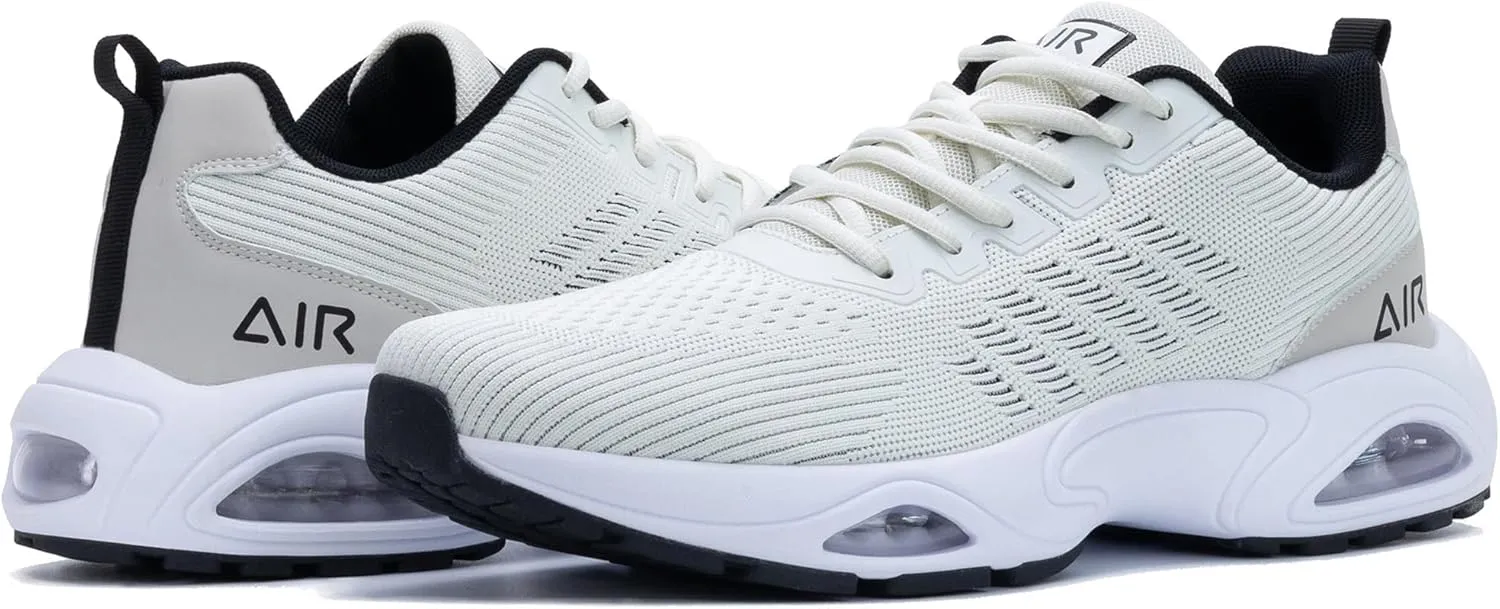 Autper Men's Air Athletic Running Shoes Lightweight Breathable Tennis Walking Sneakers for Gym Jogging Sports US 7-13