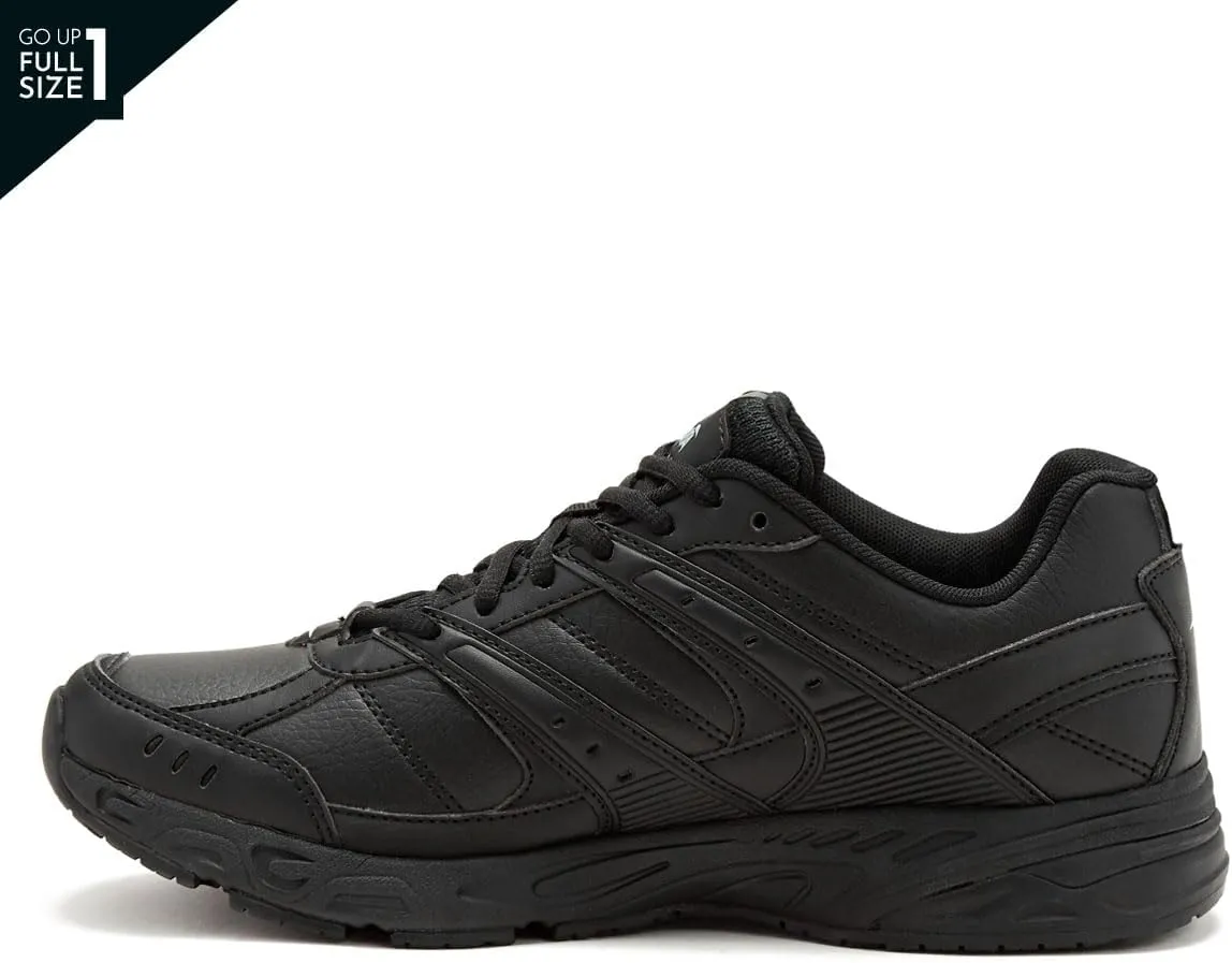 Avia Avi-Union II Non Slip Shoes for Women - Lace Up Comfort Women's Work or Walking Sneakers, Medium or Wide, Black or White