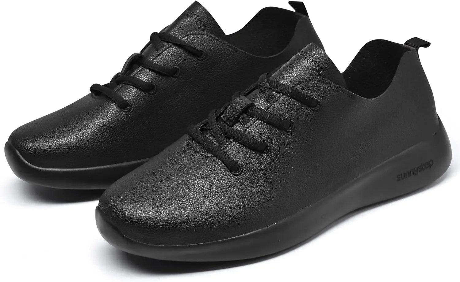 Balance Runner Comfortable Leather Sneakers for Women and Men, Non-Slip Arch Support Walking Shoes, Casual and Work Shoes for Women, Fashion Sneakers for Office, Black, White, Tan Running Shoes and Casual Shoes for All day