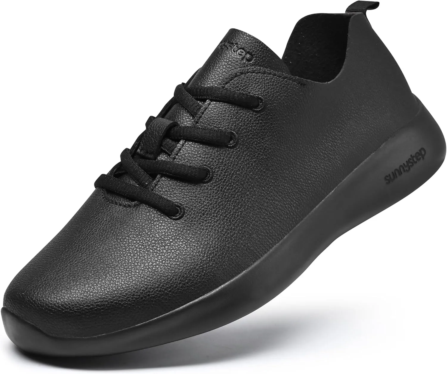 Balance Runner Comfortable Leather Sneakers for Women and Men, Non-Slip Arch Support Walking Shoes, Casual and Work Shoes for Women, Fashion Sneakers for Office, Black, White, Tan Running Shoes and Casual Shoes for All day