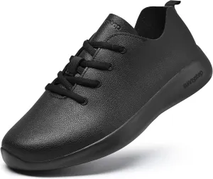 Balance Runner Comfortable Leather Sneakers for Women and Men, Non-Slip Arch Support Walking Shoes, Casual and Work Shoes for Women, Fashion Sneakers for Office, Black, White, Tan Running Shoes and Casual Shoes for All day