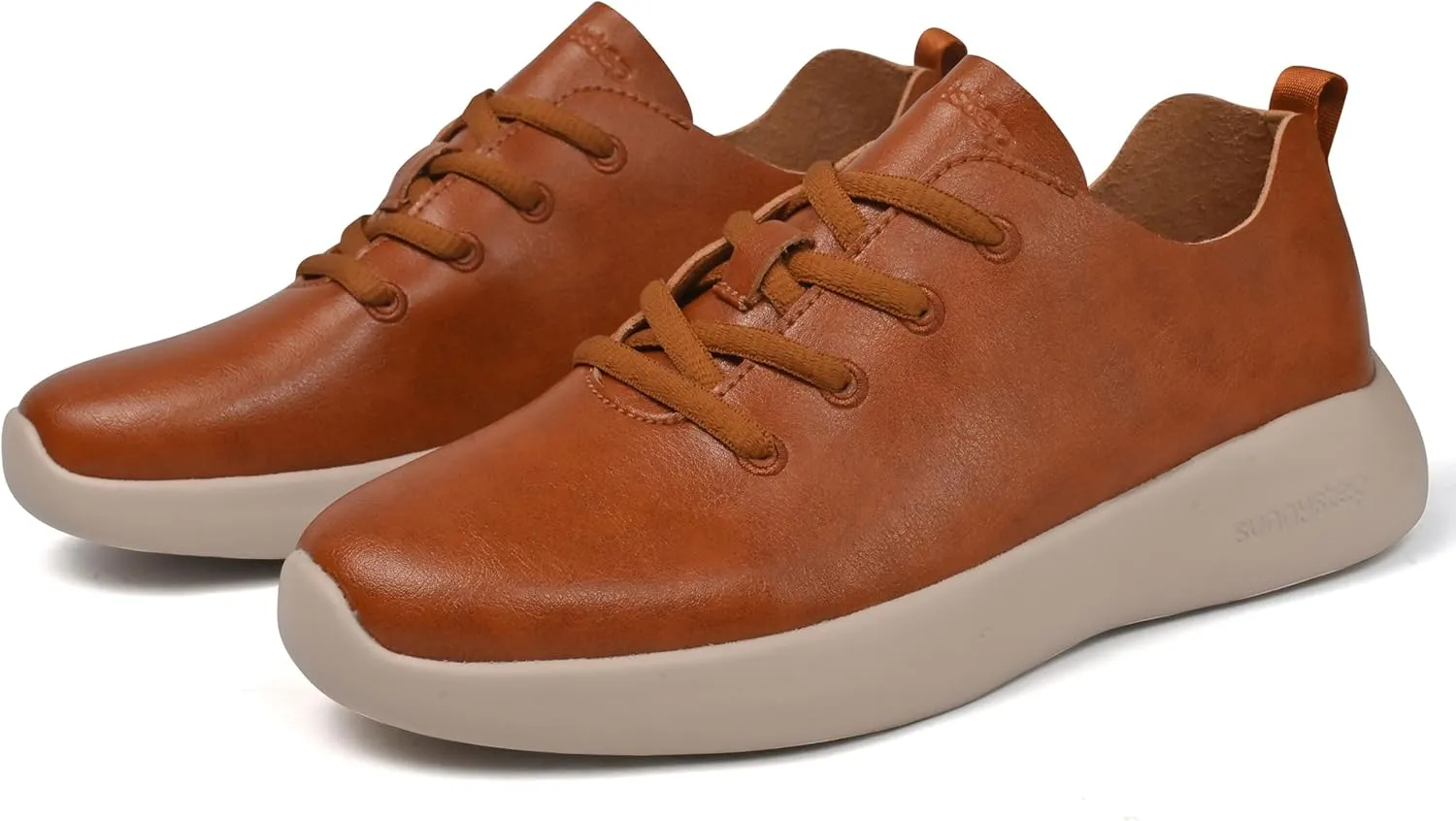 Balance Runner Comfortable Leather Sneakers for Women and Men, Non-Slip Arch Support Walking Shoes, Casual and Work Shoes for Women, Fashion Sneakers for Office, Black, White, Tan Running Shoes and Casual Shoes for All day