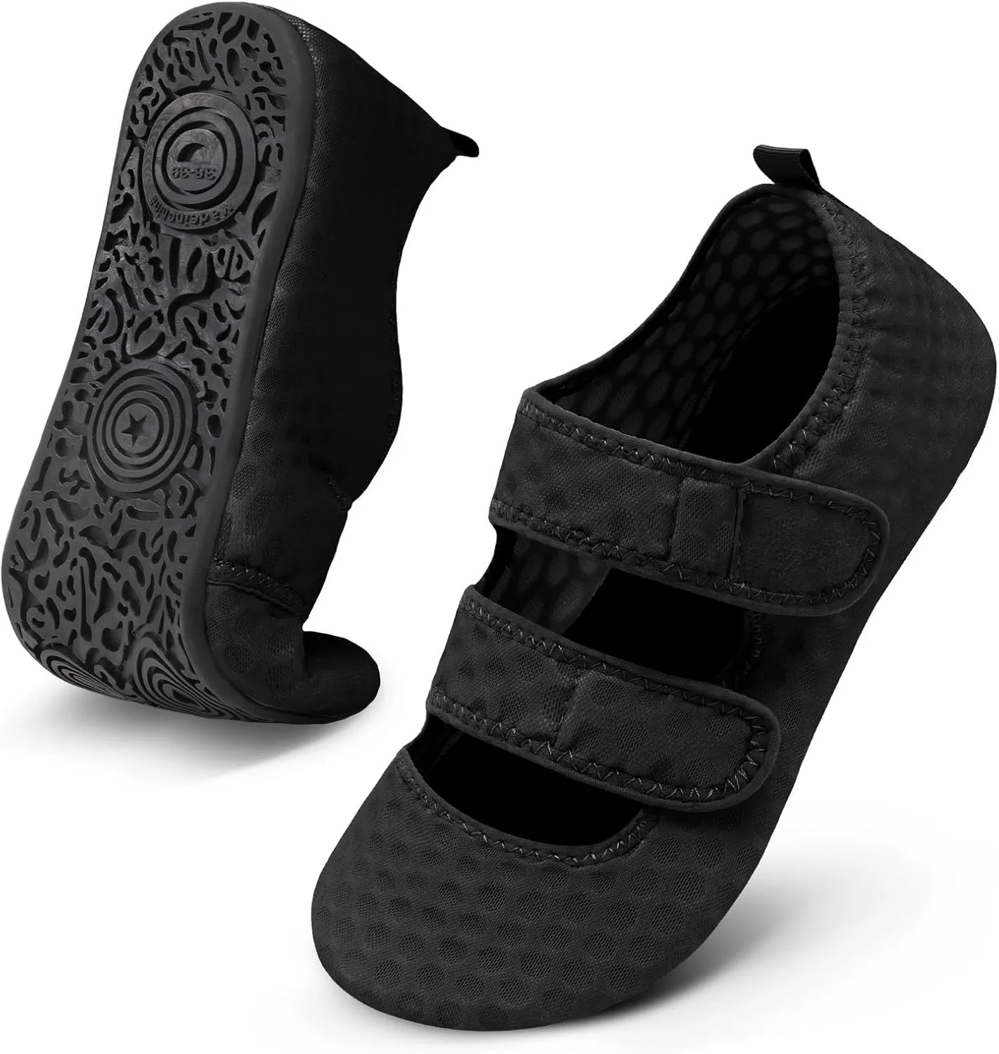 BARERUN Water Shoes Women Men Quick Dry Barefoot Beach Walking Kayaking Surfing Yoga Shoes Adjustable Wide Minimalist Sandals Slippers Indoor/Outdoor