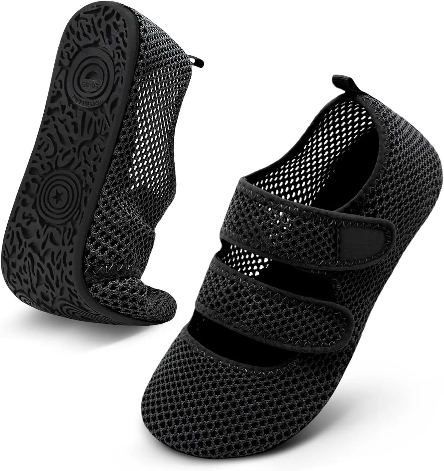 BARERUN Water Shoes Women Men Quick Dry Barefoot Beach Walking Kayaking Surfing Yoga Shoes Adjustable Wide Minimalist Sandals Slippers Indoor/Outdoor