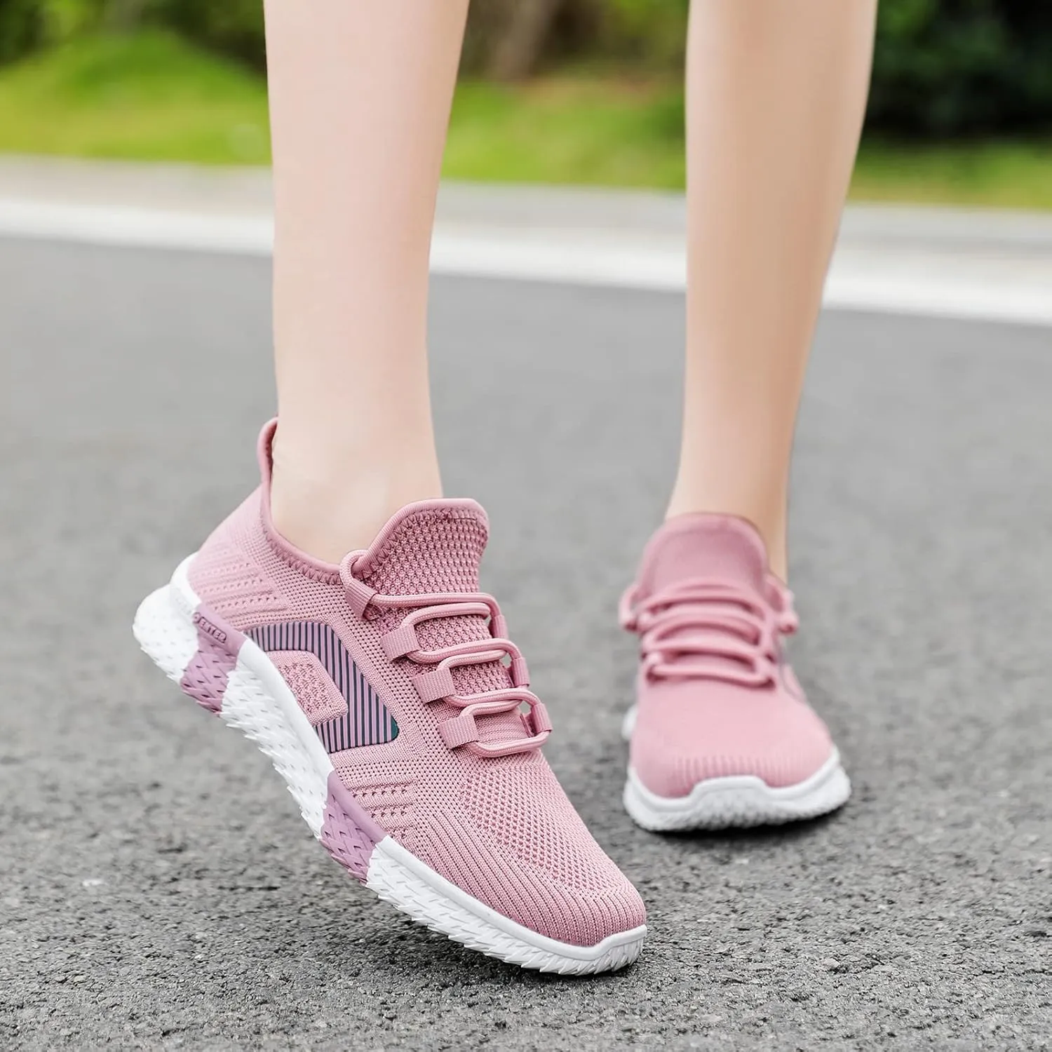 Beita Womens Running Shoes Non Slip Walking Sneakers Breathable Sports Shoes for Gym Travel Work