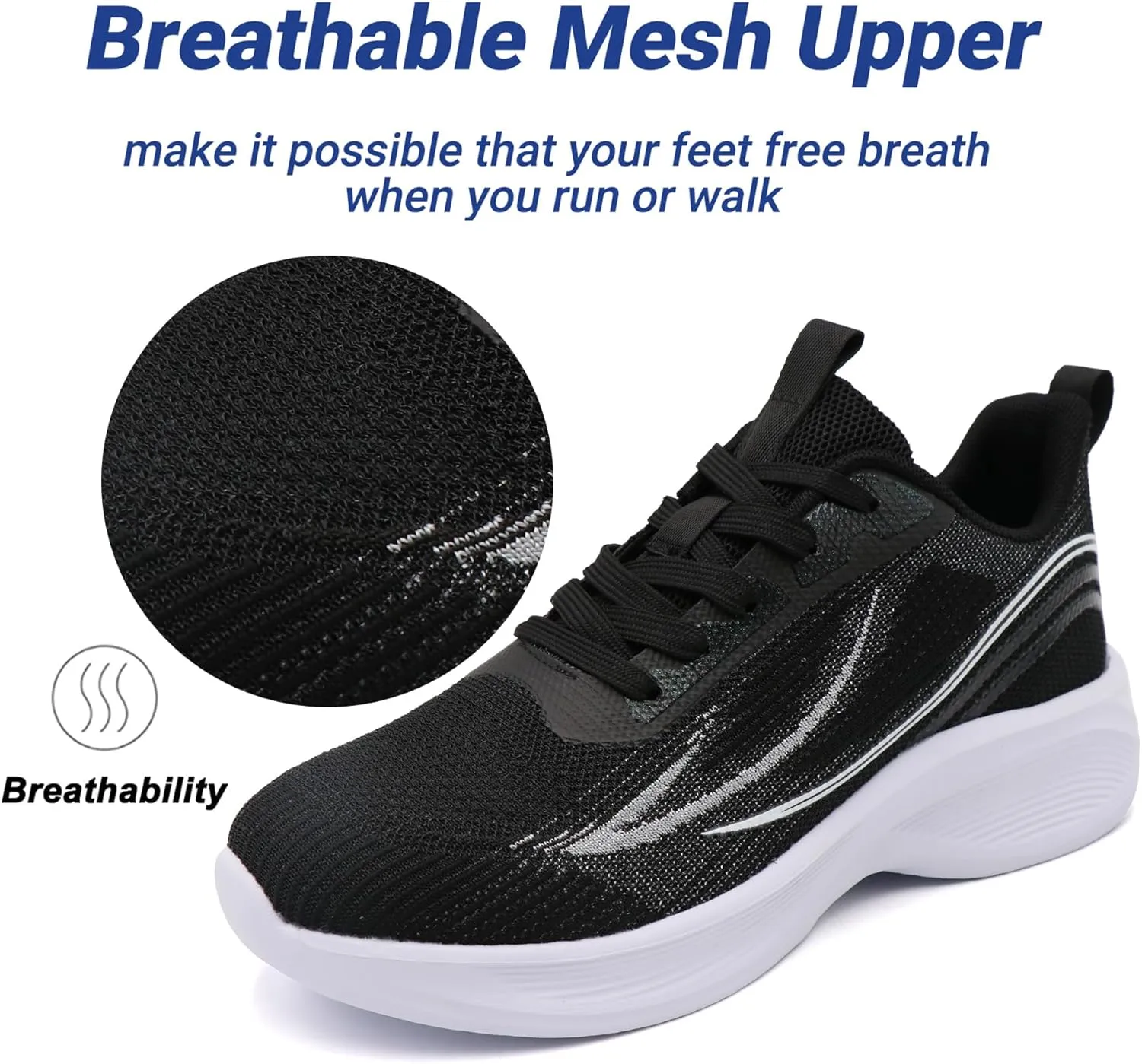 Beita Womens Running Shoes Non Slip Walking Sneakers Breathable Sports Shoes for Gym Travel Work
