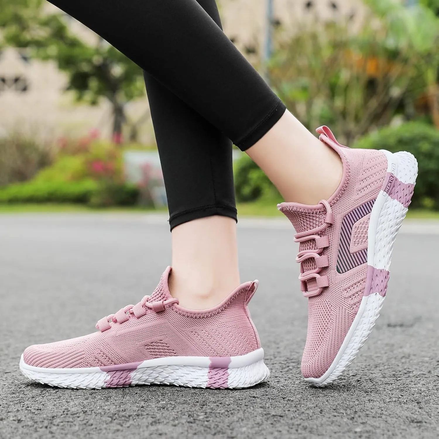 Beita Womens Running Shoes Non Slip Walking Sneakers Breathable Sports Shoes for Gym Travel Work