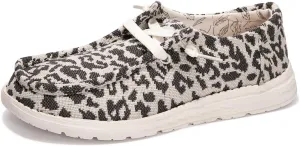 BENEKER Women's Loafers Slip On Low Top Sneakers Casual Boat Shoes Comfortable Walking Flats Breathable Canvas Shoes