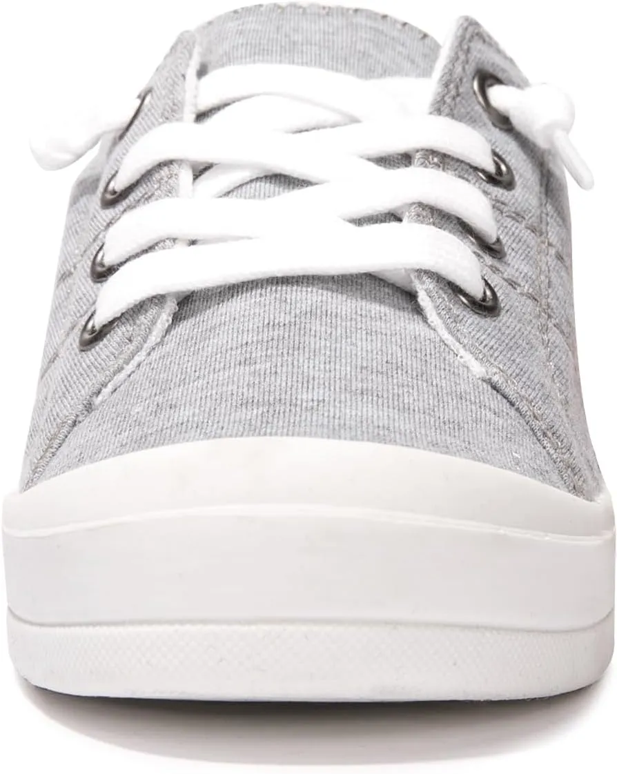 BENEKER Women's Platform Canvas Sneakers Low Top Fashion Sneakers Classic Slip-On Comfort Walking Shoes