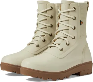 BOGS Holly Rain Lace Tall Oatmeal 10 B (M)