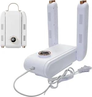 Boot Dryer for Work Boots，Shoe Dryer with Heat Blower， Shoe Dryers for Sneakers, Doubles as Glove, Helmet & Boxing Glove Dryer- Helps Reduce Odor(white)