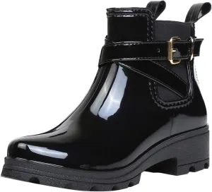BORAMAX Tall rain Boots for Women and Waterproof Garden Shoes, Anti-Slipping Rainboots for Ladies Stylish Light Car Wash Footwear for Lawn Care, Gardening
