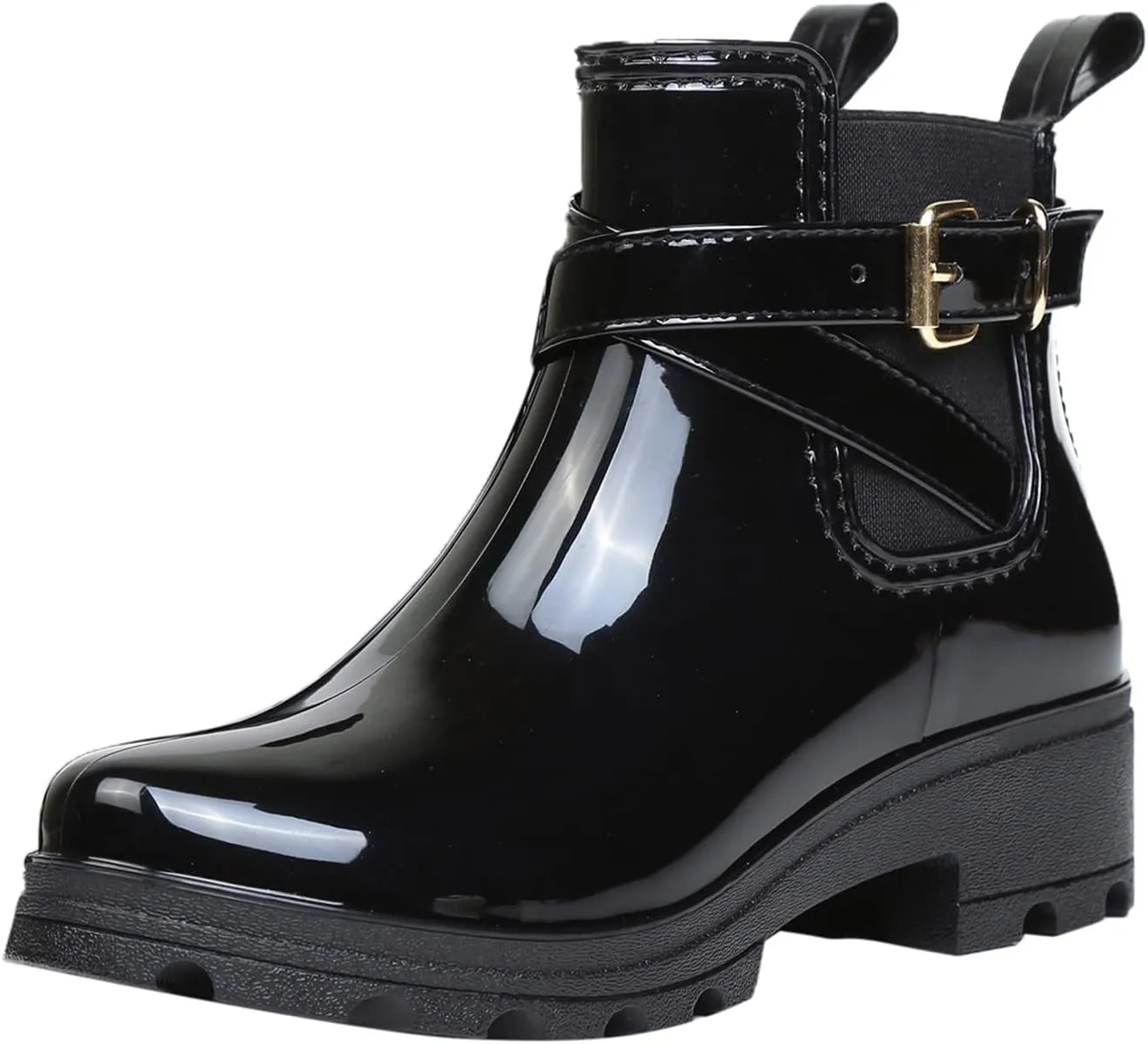 BORAMAX Tall rain Boots for Women and Waterproof Garden Shoes, Anti-Slipping Rainboots for Ladies Stylish Light Car Wash Footwear for Lawn Care, Gardening