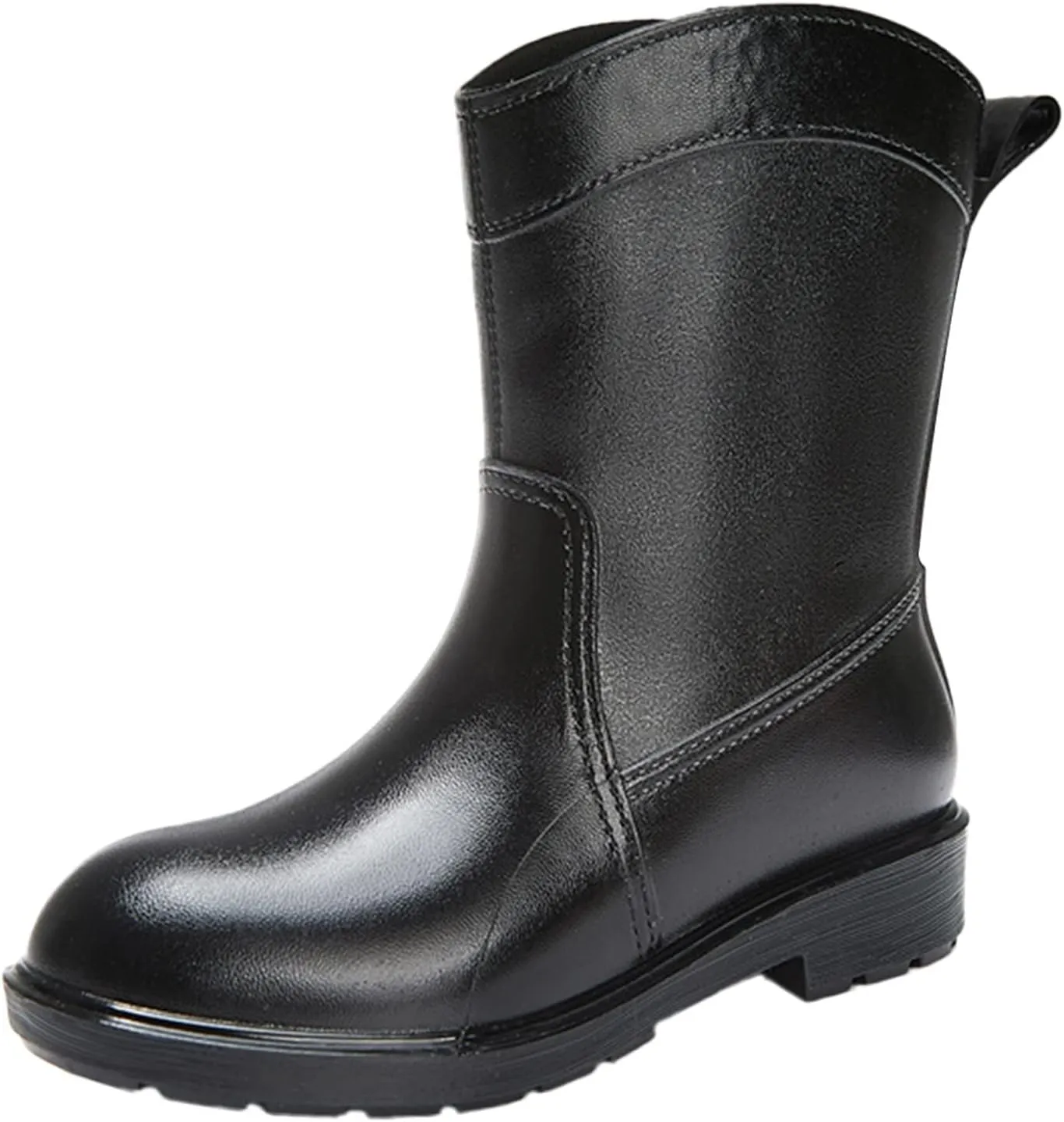 BORAMAX Tall rain Boots for Women and Waterproof Garden Shoes, Anti-Slipping Rainboots for Ladies Stylish Light Car Wash Footwear for Lawn Care, Gardening