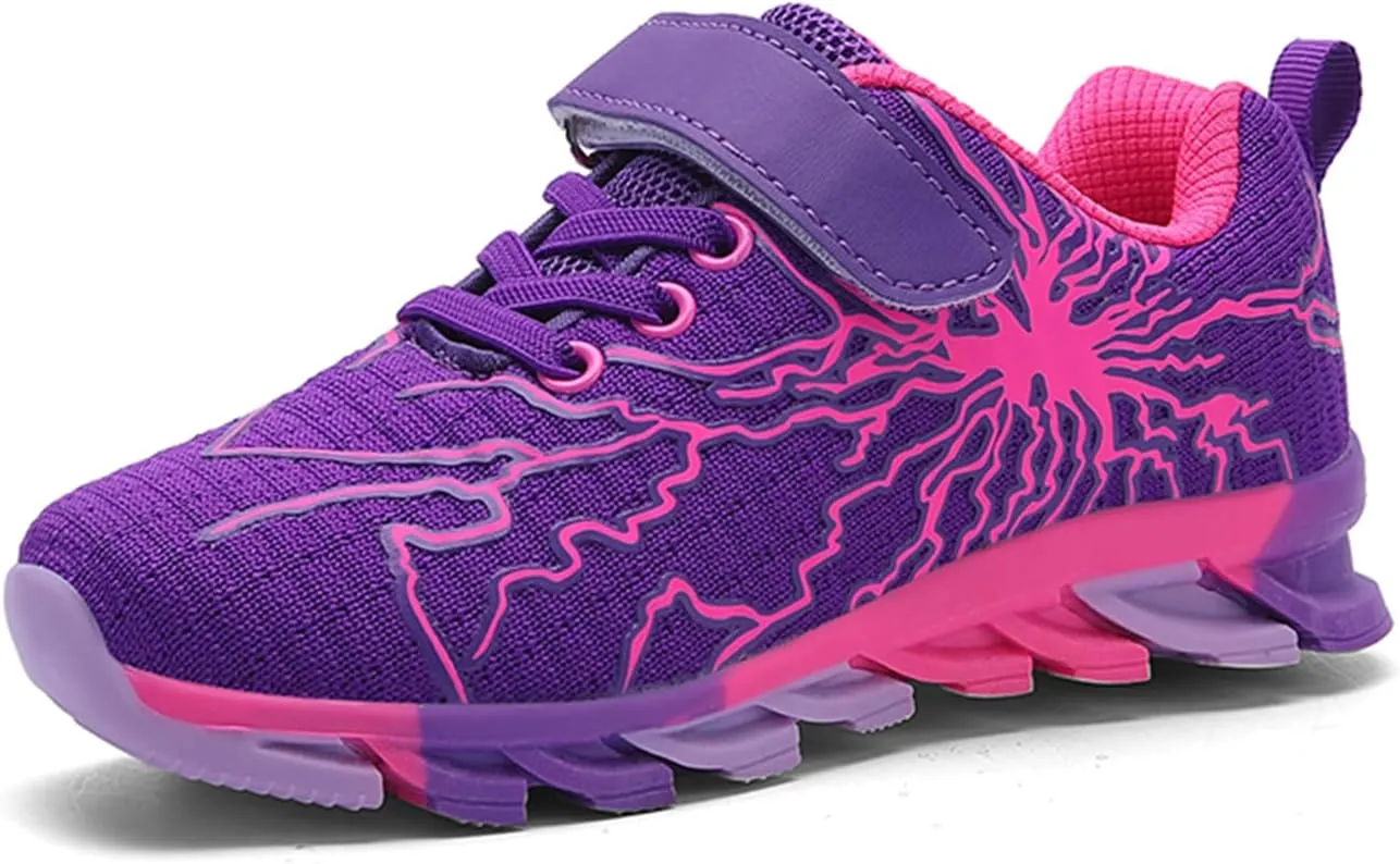 Boys Girls Sneakers Mesh Breathable Fashion Primary School Students Athletic Casual Rubber Sole Kids Running Shoes