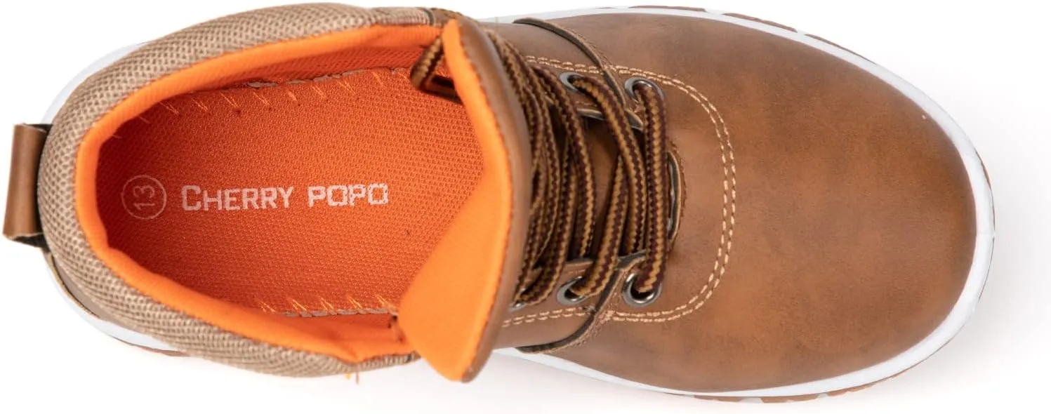 Boys Outdoor Hiking boots Kids Slip Resistant Climbing hiker Children Casual Sneakers Size 11-6