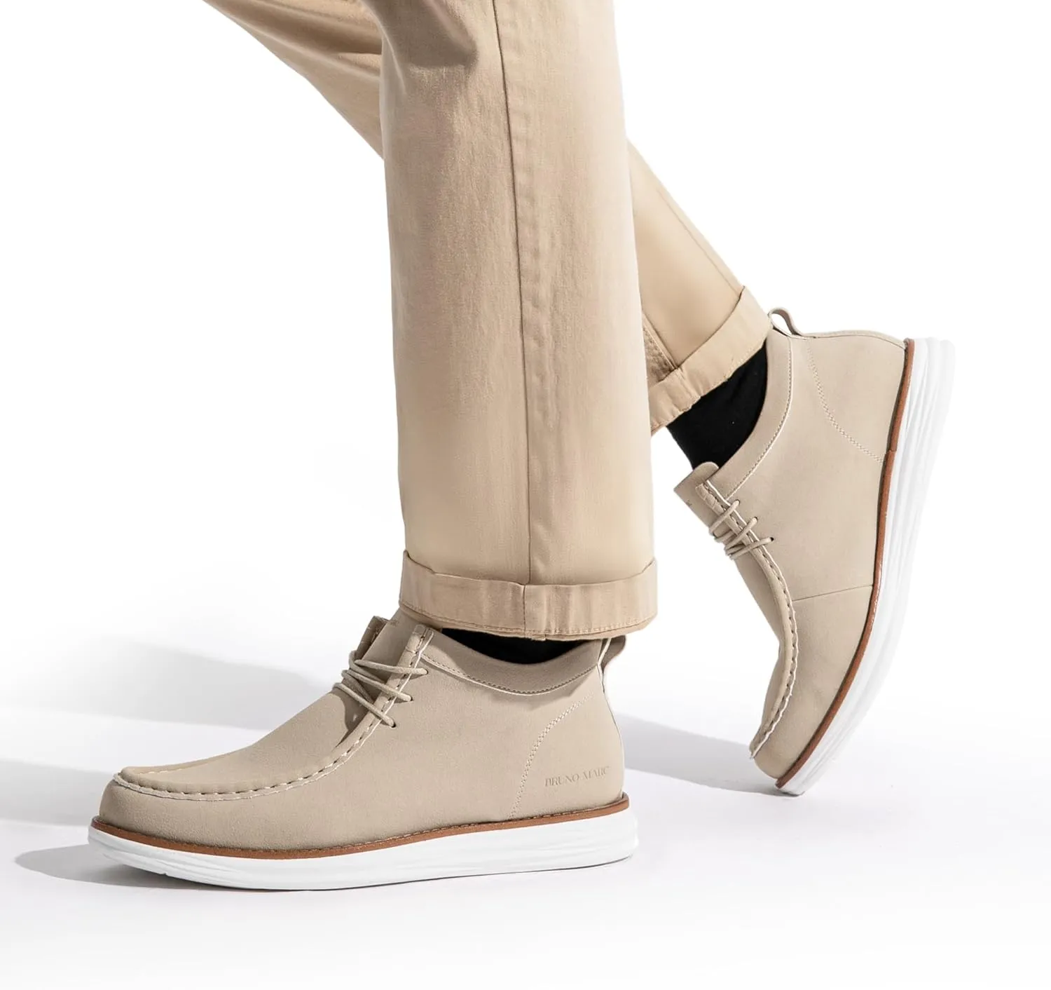Bruno Marc Men's Classic Dress Casual Chukka Boots 2.0