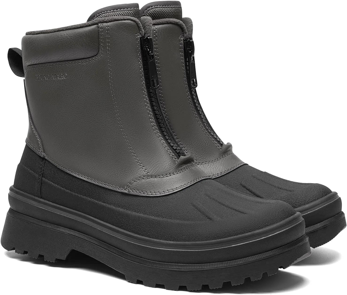 Bruno Marc Men's Insulated Waterproof Snow Boots Warm Winter Outdoor Hiking Work Boot 2.0