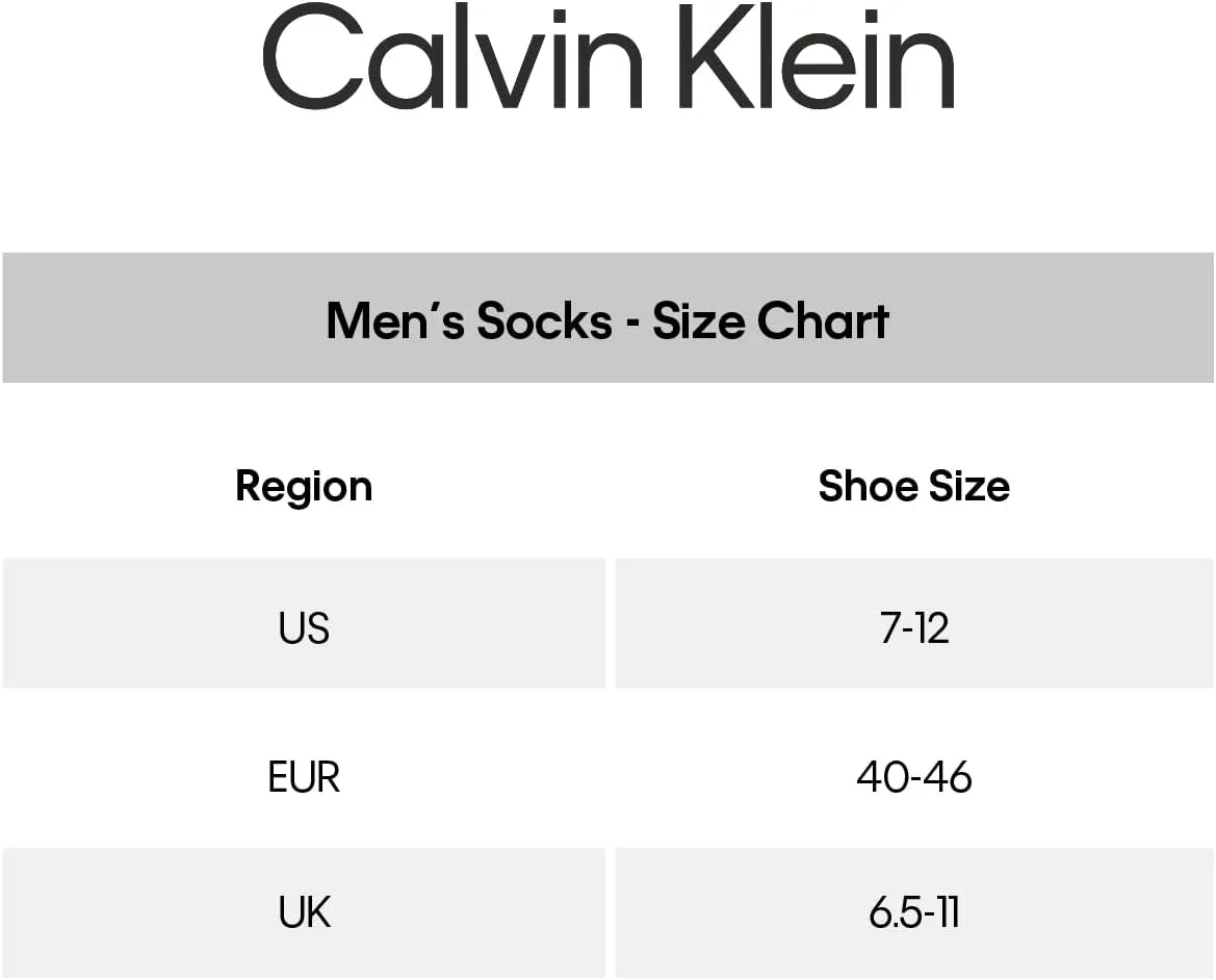 Calvin Klein Men's Dress Socks - 4 Pack Soft Comfort Cotton Blend Stay Up Cuff Crew Socks - Dress Socks for Men (7-12)