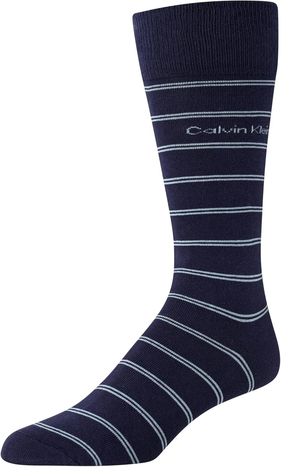 Calvin Klein Men's Dress Socks - 4 Pack Soft Comfort Cotton Blend Stay Up Cuff Crew Socks - Dress Socks for Men (7-12)