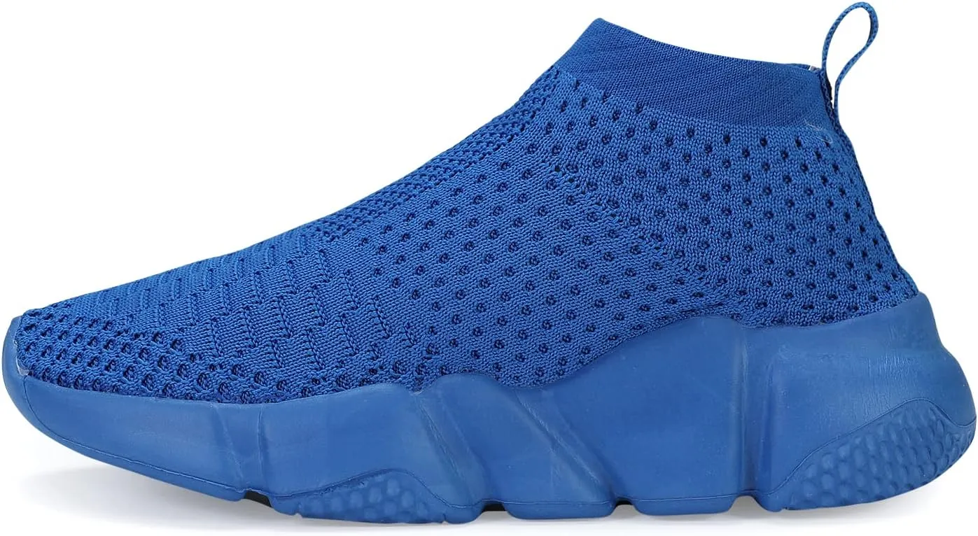 Casbeam Boys and Girls Breathable Lightweight Fashion Casual Sports Walking Shoes Running Sneakers High Top (Toddler/Little Kid Bib Kid)