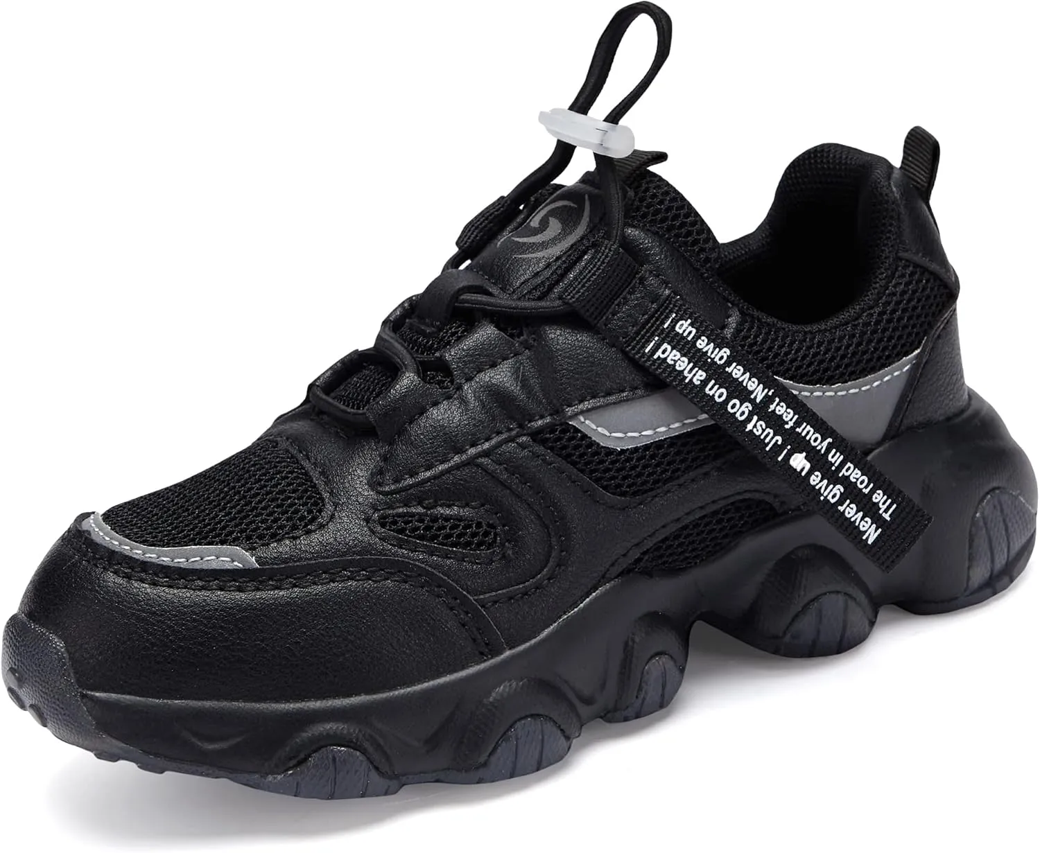 Casbeam Kids Breathable Sneakers Mesh Lightweight Easy Walk Casual Sport Strap Athletic Running Shoes for Boys Girls