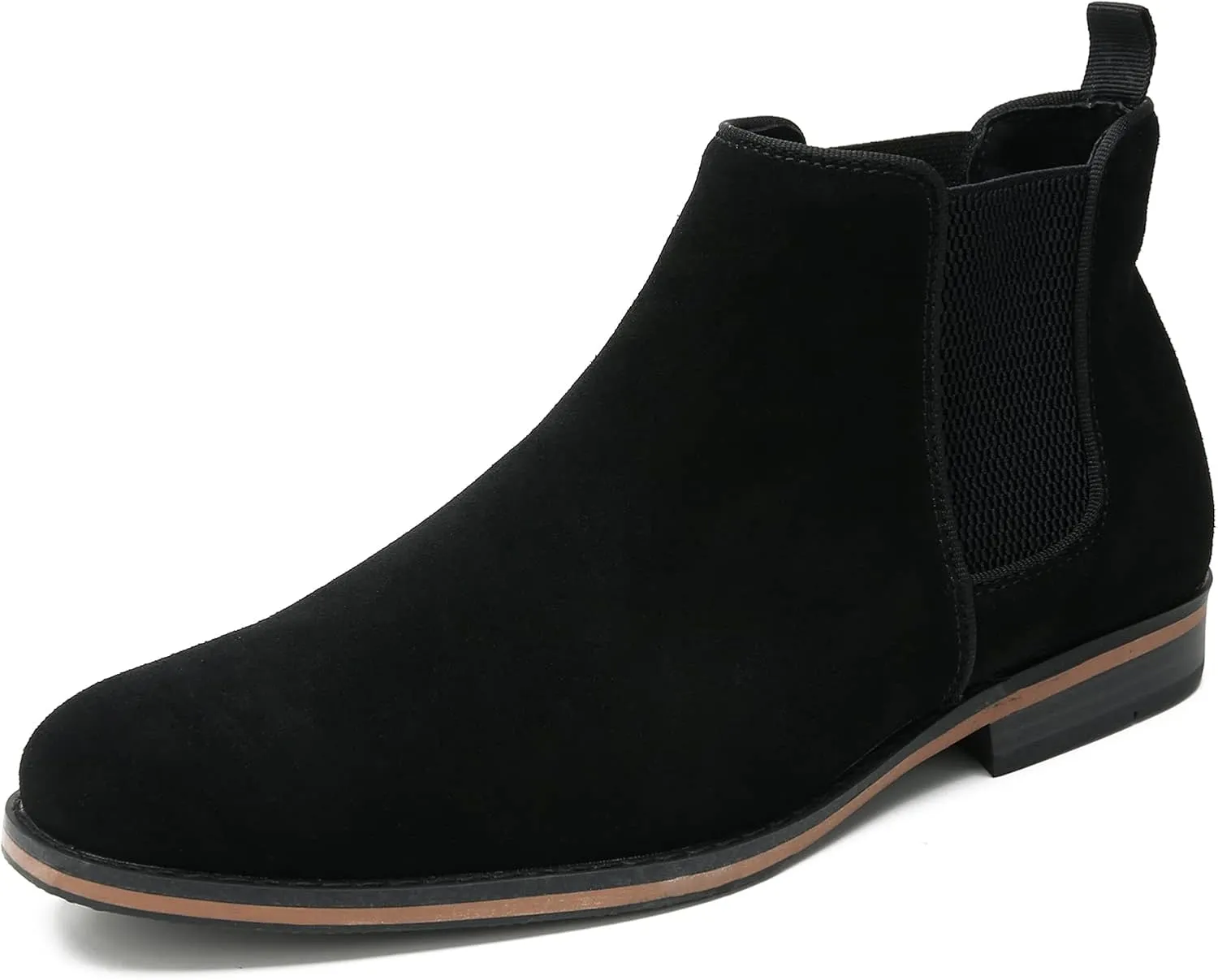 Cestfini Men Chelsea Boots Casual Suede Dress Boots Comfortable Oxfords Ankle Boots for Men