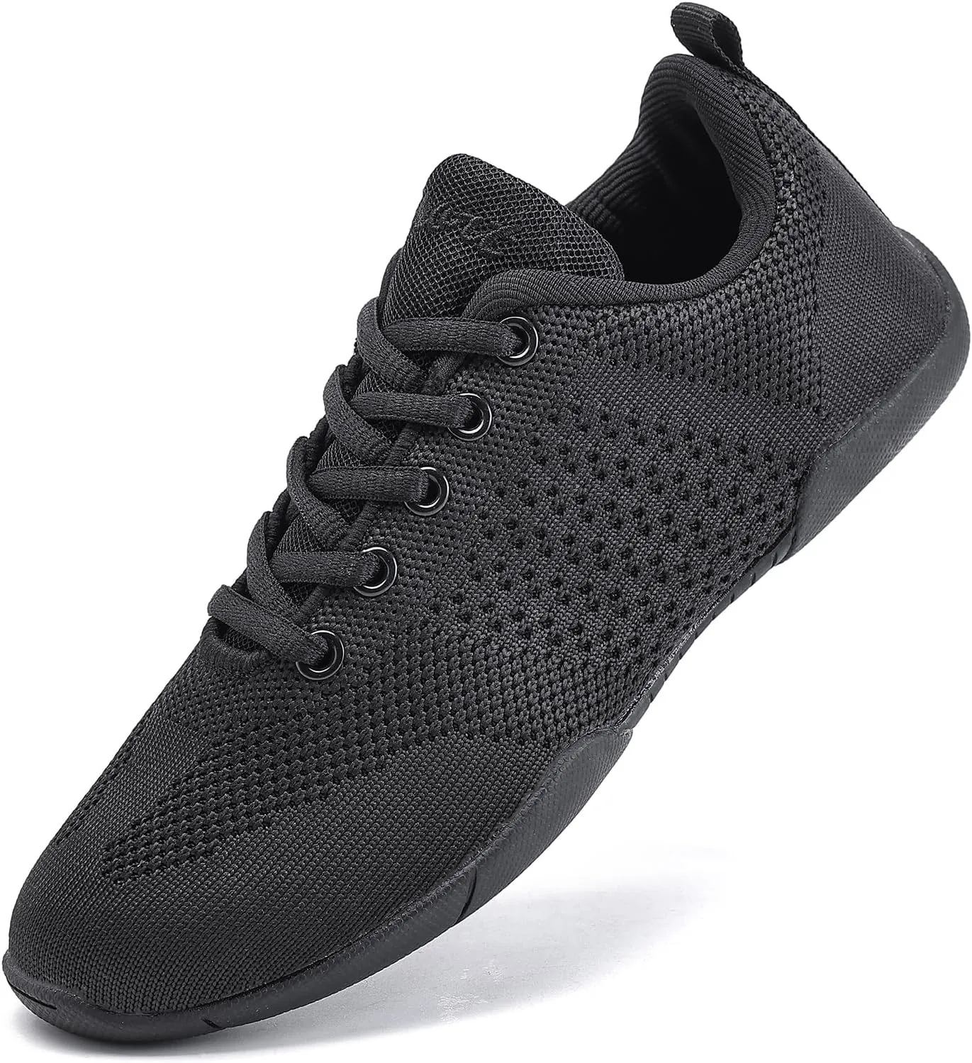 Cheer Shoes for Girls Womens White Cheer Shoes Youth Cheerleading Shoes Competition Sports Training Athletic Comfortable Flats Breathable Soft Kids Cheer Sneakers