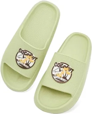 Cloud Slippers for Women and Men Non-Slip Cushion Thick Sole Cloud Sandals Quick Drying Easy to Clean Super Soft Cloud Slides for Women for Shower, Swimming, Beach, Indoor and Outdoor（2-3 Men/3.5-4.5