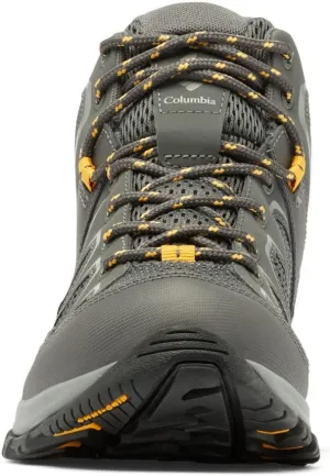 Columbia Mens Granite Trail Mid Waterproof, Dark Grey/Raw Honey, 14