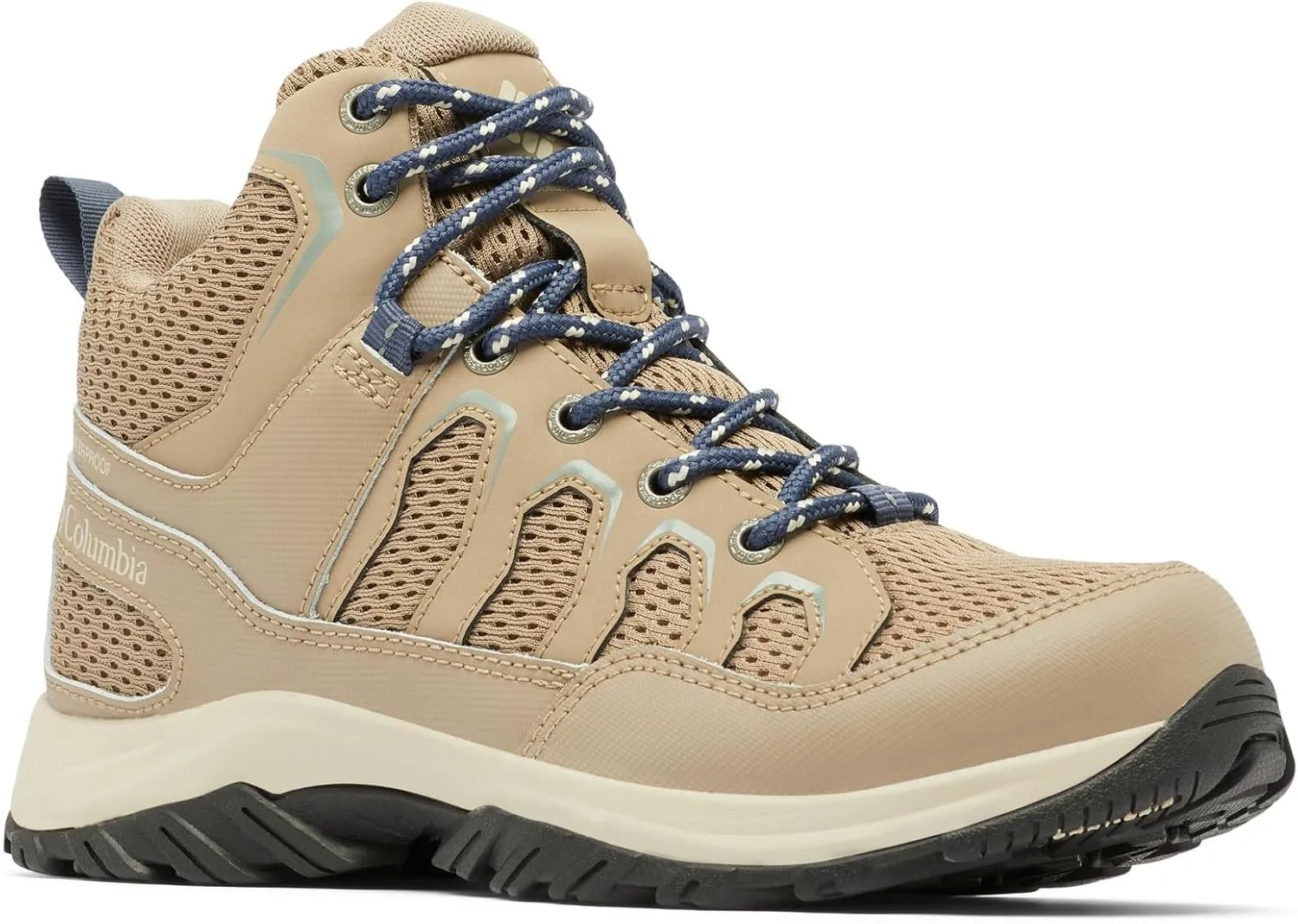 Columbia Womens Granite Trail Mid Waterproof, Ash Brown/Nocturnal, 9