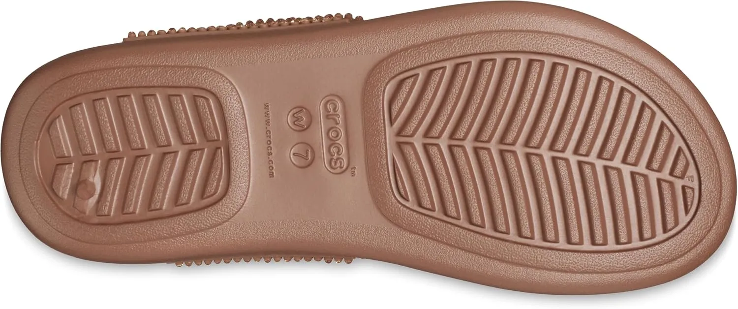 Crocs Women's Boca Bling Flip Wedge Platform Sandal