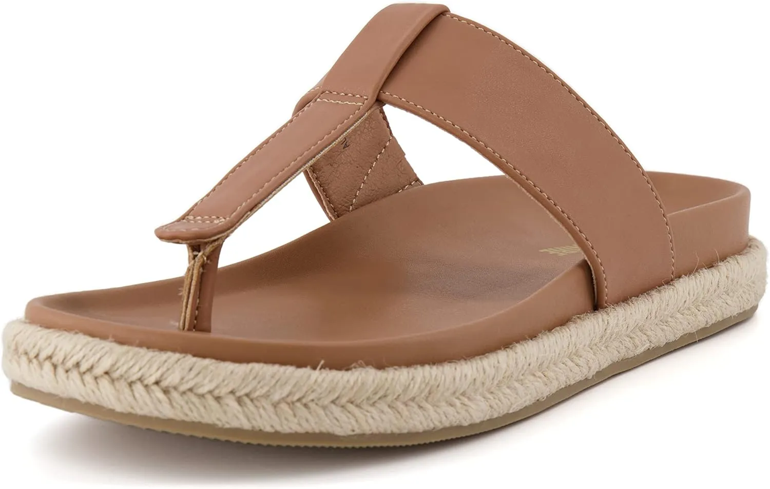 CUSHIONAIRE Women's Nacho Espadrille footbed sandal with  Comfort, Wide Widths Available