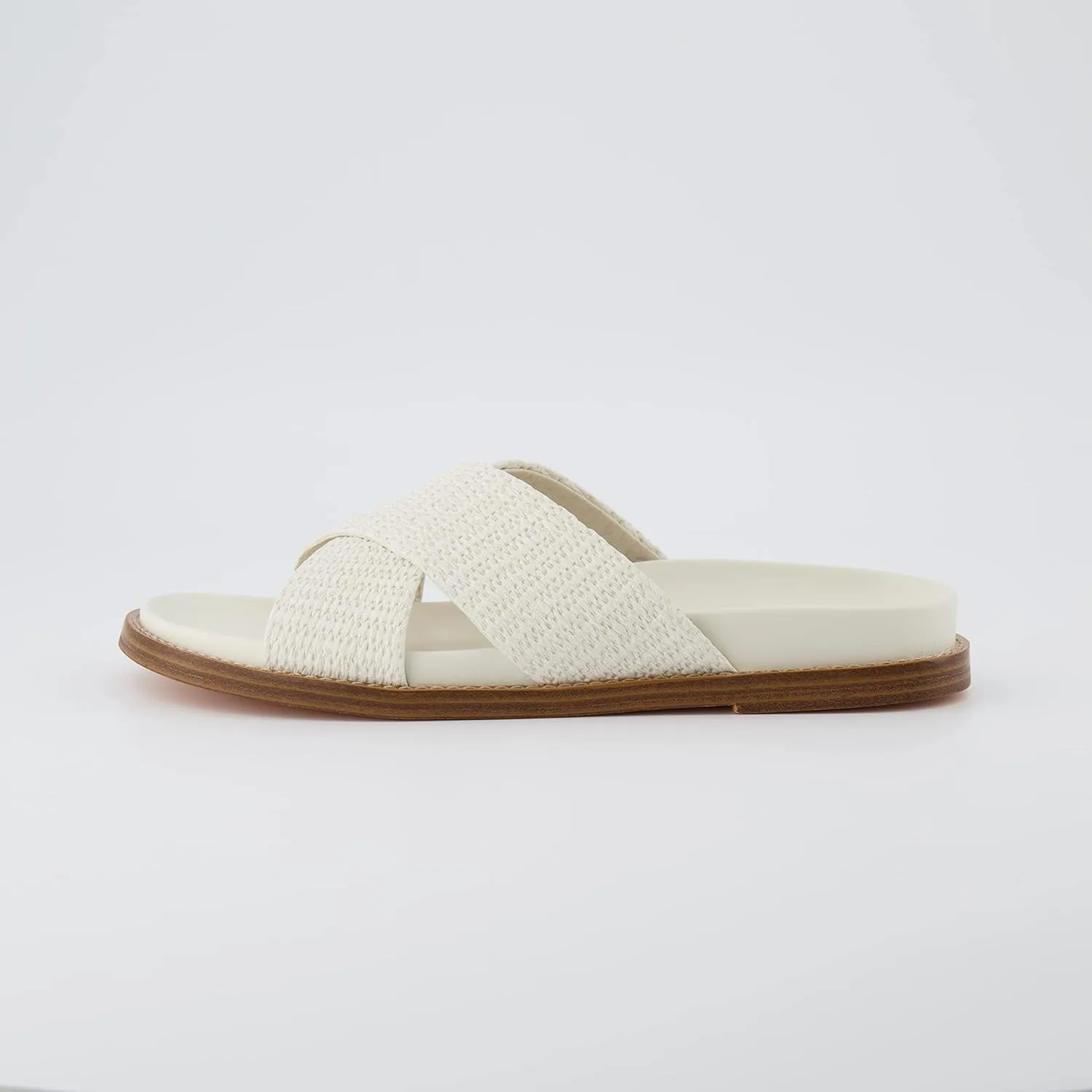 CUSHIONAIRE Women's Nell footbed sandal with  Comfort, Wide Widths Available