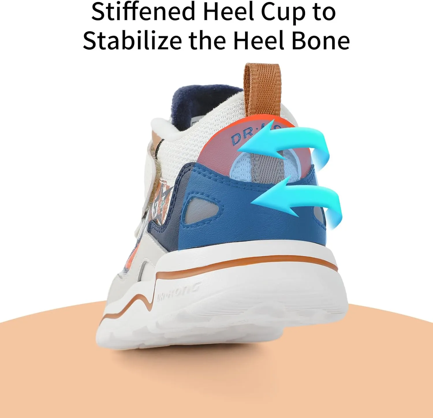 Dr Kong Toddler Shoes Kids Shoes for Boys and Girls Lightweight Durable Casual Athletic Kids Sneakers for Toddlers and Little Kids