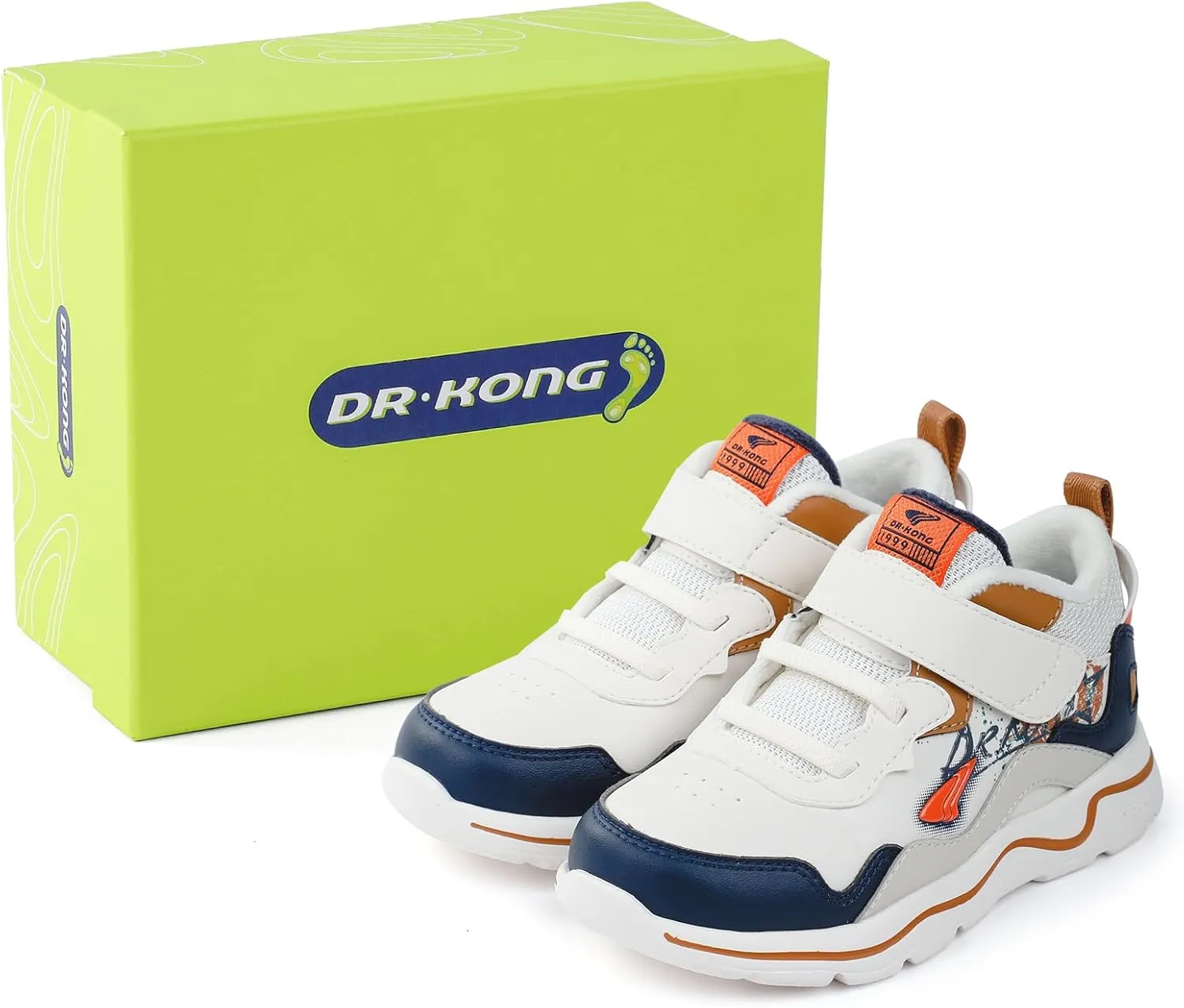 Dr Kong Toddler Shoes Kids Shoes for Boys and Girls Lightweight Durable Casual Athletic Kids Sneakers for Toddlers and Little Kids