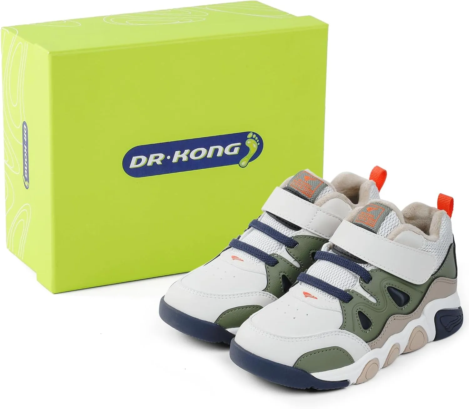Dr Kong Toddler Shoes Kids Shoes for Boys and Girls Lightweight Durable Casual Athletic Kids Sneakers for Toddlers and Little Kids