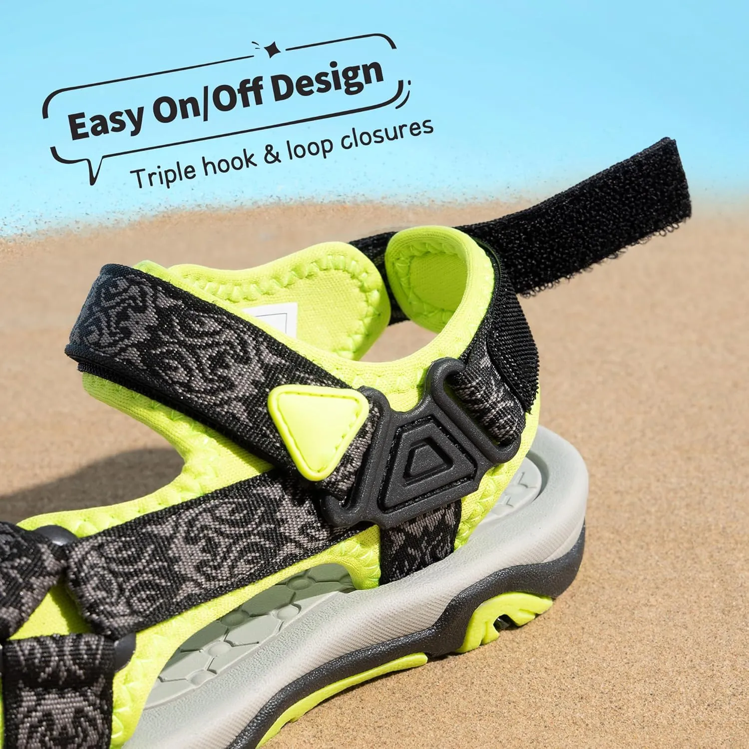DREAM PAIRS Kids Adventurous Light-Weight Adjustable Straps Summer Sandals (Toddler/Little Kid/Big Kid)
