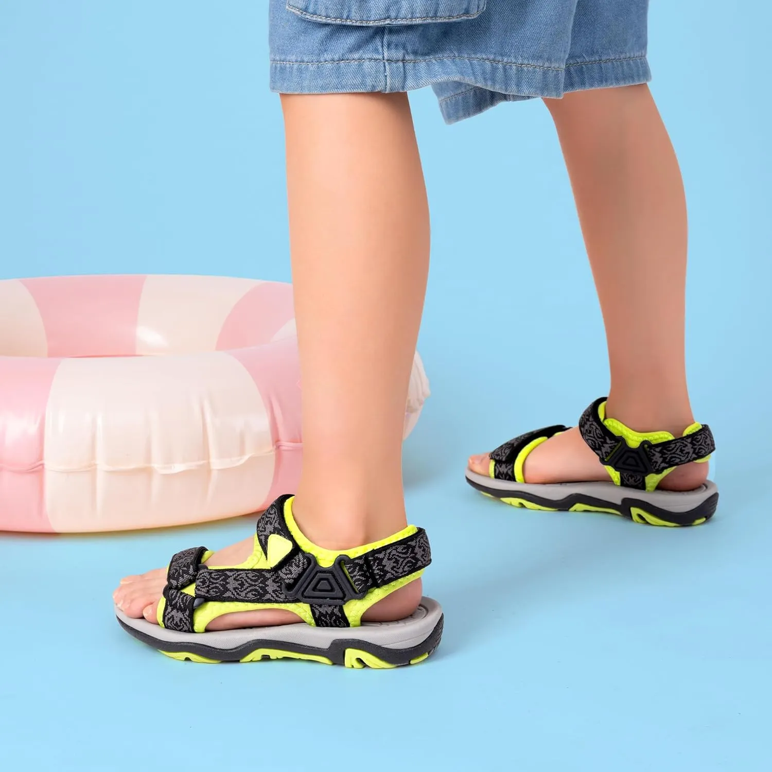 DREAM PAIRS Kids Adventurous Light-Weight Adjustable Straps Summer Sandals (Toddler/Little Kid/Big Kid)