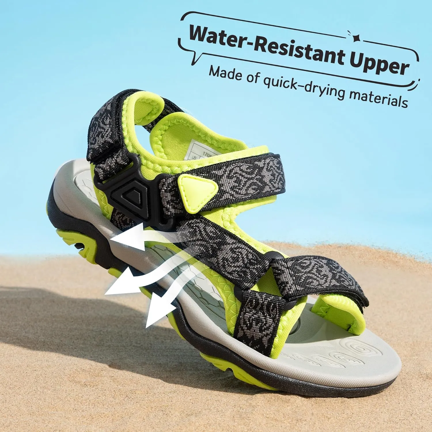 DREAM PAIRS Kids Adventurous Light-Weight Adjustable Straps Summer Sandals (Toddler/Little Kid/Big Kid)