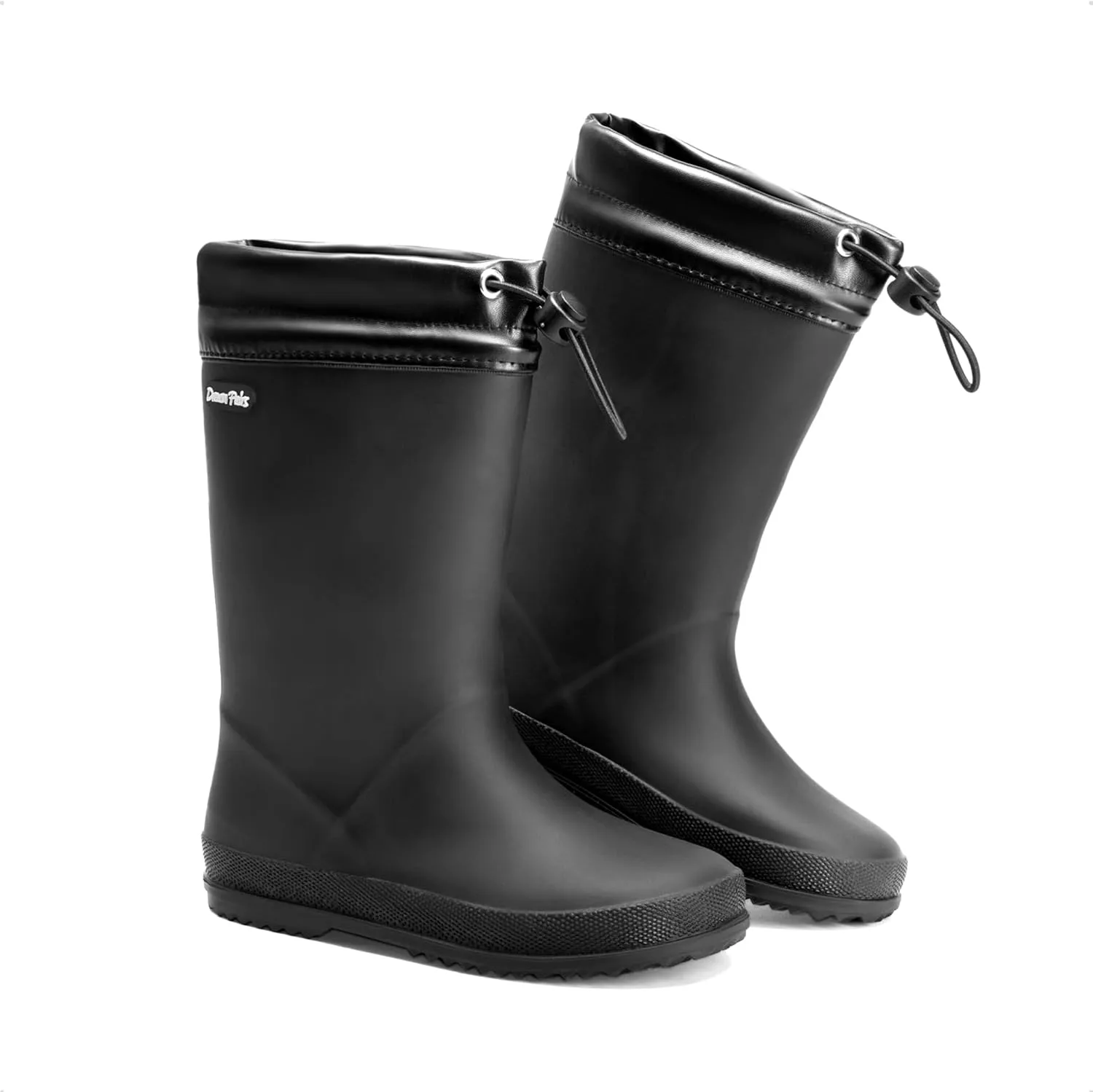 DREAM PAIRS Kids Rain Boots Boys Girls Lightweight Boots Waterproof Easy-on Outdoor Playing Rain Boot Unisex-Child