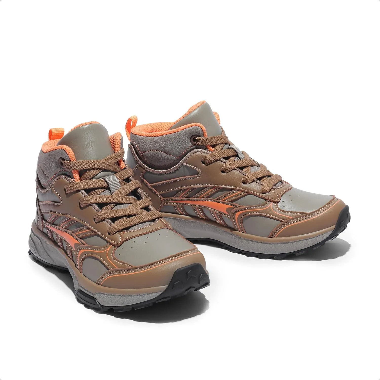 DREAM PAIRS Kids Shoes Hiking Boots Boys Girls High-Top Shoes Outdoors DuraPlay Lace-Up Lightweight Hiking Sneakers