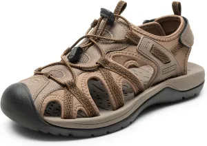 DREAM PAIRS Men's Sandals Hiking Water Sport Athletic Beach Outdoor Comfortable Casual Closed Toe Summer Sandal Shoes