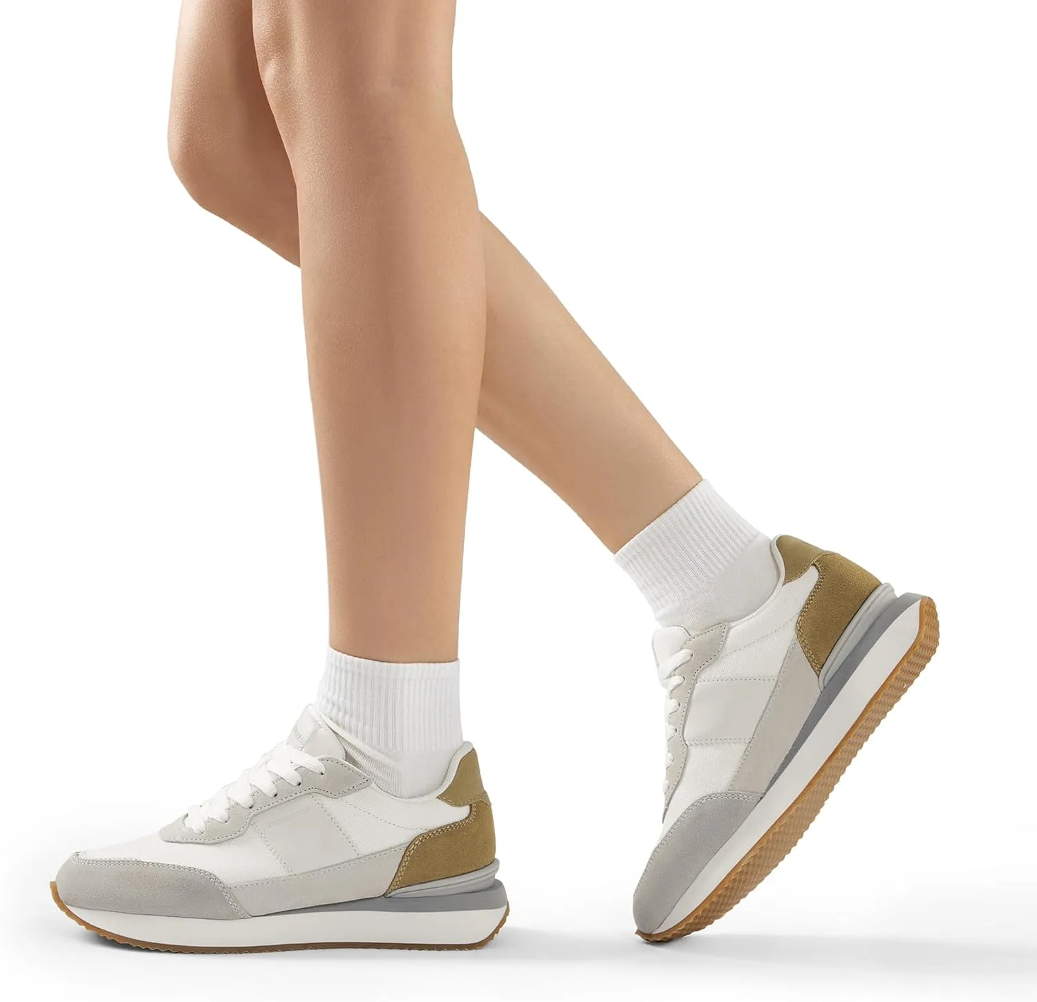 DREAM PAIRS Women Fashion Sneakers Walking Tennis Sports Athletic Comfortable Lightweight Running Lace Up Retro Classic Casual Sneaker