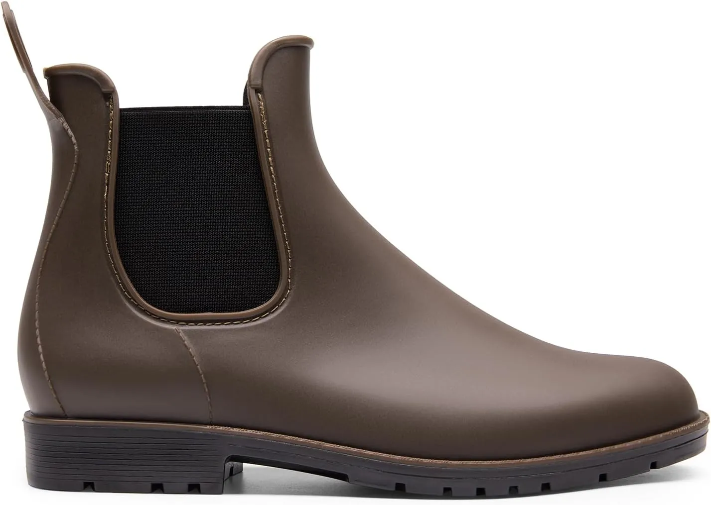 DREAM PAIRS Women's Ankle Rain Boots Chelsea Short Boots Waterproof Elastic Slip On Lightweight Comfortable Garden Outdoor Shoes